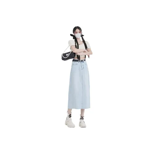 The New Age Family Denim Long Skirt Women's