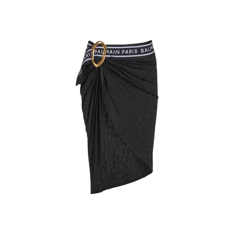 BALMAIN Asymmetric Sarong-0