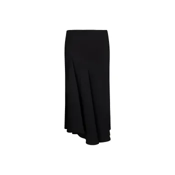 PAROSH Casual Long Skirt Women's Black