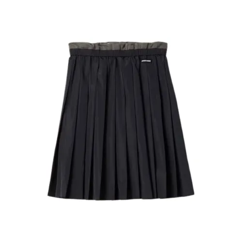 MIU MIU Casual Long Skirts Women's Marine Blue