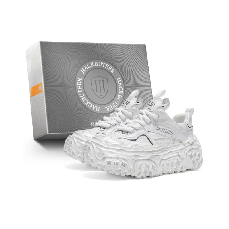 HACKBUTEER Low Top Chunky Sneakers Men's Box Included-8