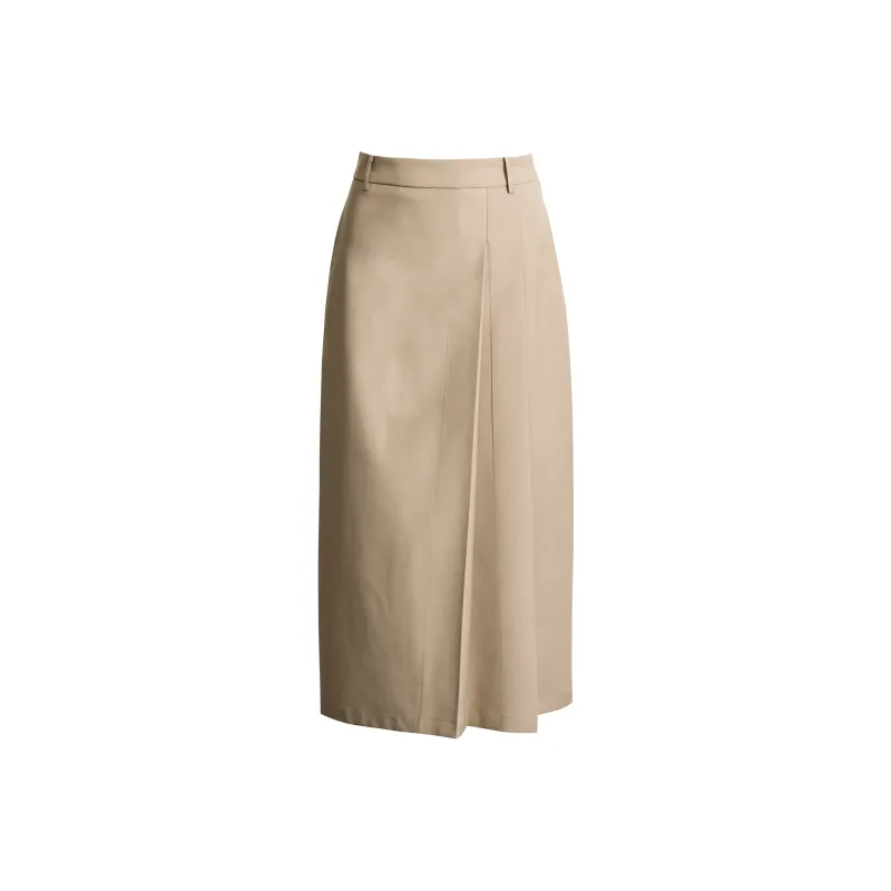 ROEYSHOUSE Casual Long Skirts Women's Light Khaki-0
