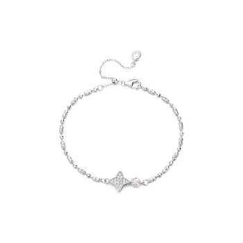 CLARKIA FLOWER 925 Sterling Silver Bracelets Women's