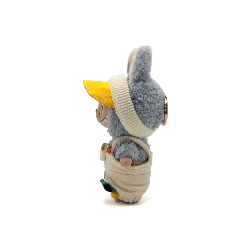 [Modified Doll] POP MART THE MONSTER Fresh Look Rabbit, Heartbeat Macaron Vinyl Face, Confirmed Style Hang Tag Box 17cm-1