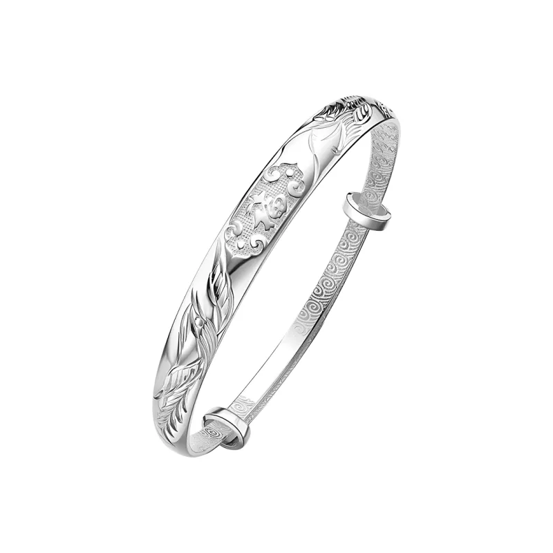 ME LUXE S999 Fine Silver Sterling Silver Bracelets Women's-0