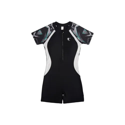QIAODAN One piece Swimsuit Women's Black