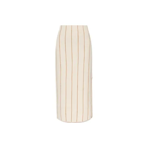 By Malene Birger Striped Midi Skirt