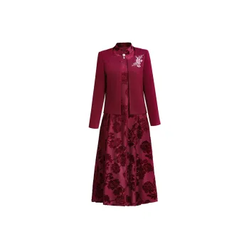 PIERRE CARDIN Skirt Set Women's Red