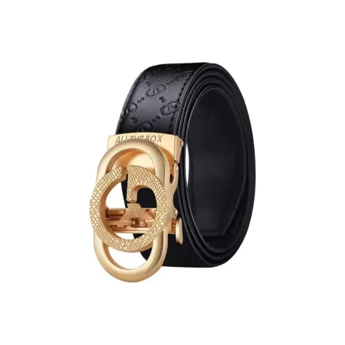 ALI THE FOX Cow Leather Belts Unisex 3.5CM