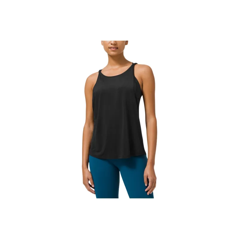 Lululemon Strappy Back Sport Vests Women's Black-0
