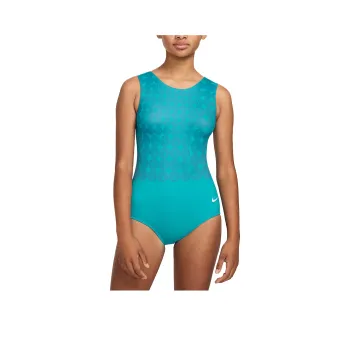 Nike Gymnastics Swoosh Printed Performance Leotard