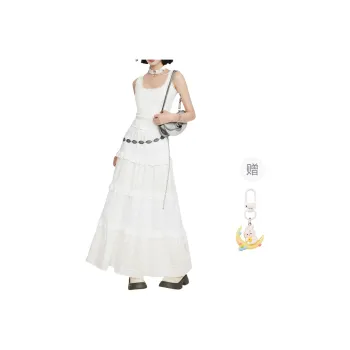Princess Berdele Casual Long Skirt Women's Apricot+Giveaway