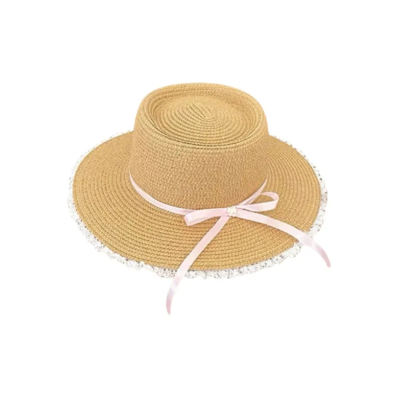 Barbie Straw Woven Sun Protection Hats Women's-4