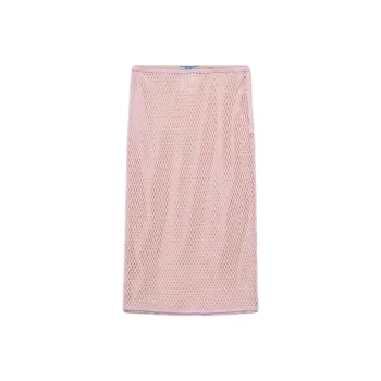PRADA Cotton Mesh Midi Skirt