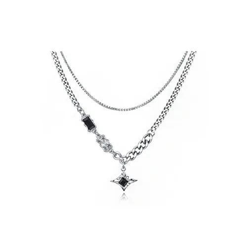 TRIDENT Titanium Steel Necklaces Unisex