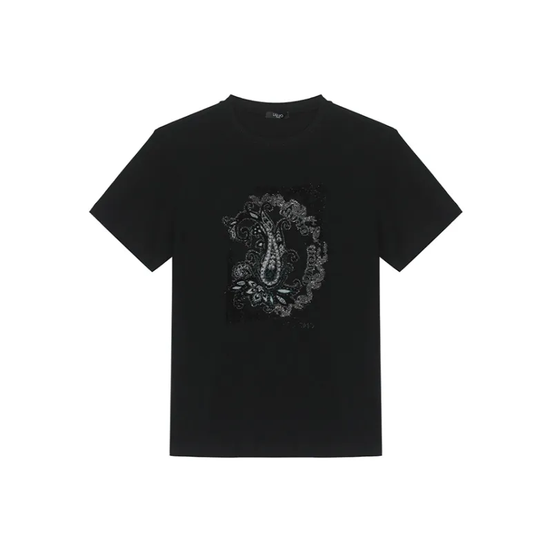 LIU·JO UOMO T Shirts Men Black-1