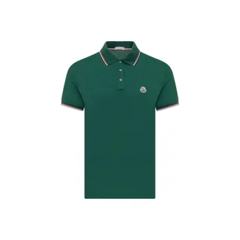 Moncler Polo Shirt Men's Olive Green