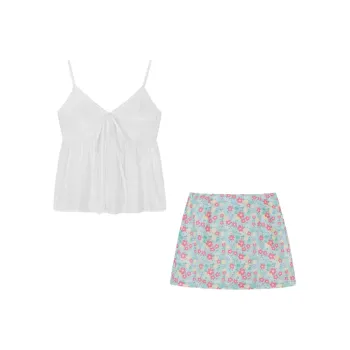 AFGGD Two Piece Skirt Sets Women's