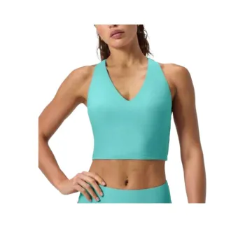 Speedo Solid Racerback Bikini Crop Top Teal Bikini Women's Blue