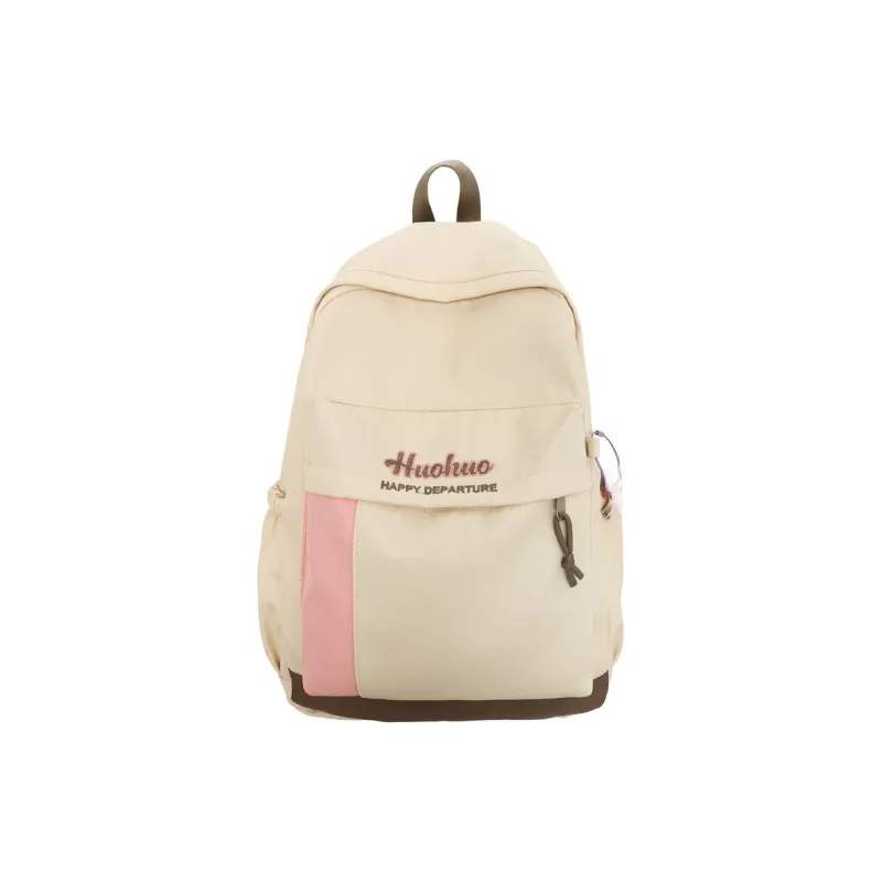 AIBAG Nylon Backpack Unisex White/Black/Purple/Khaki/Blue-0