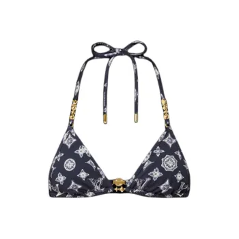 LOUIS VUITTON Monogram Bikini Top