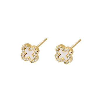 Daisy Dream Copper Stud Earrings Women's