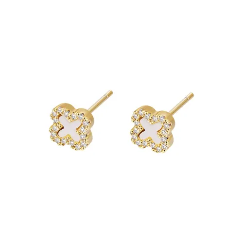Daisy Dream Copper Stud Earrings Women's