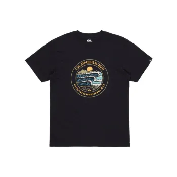 Quiksilver Ev Three Seas T Shirt Men's Black