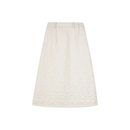 AYF Casual Long Skirts Women's Apricot