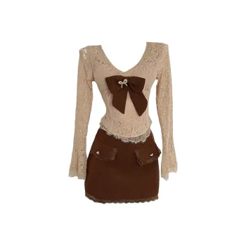 JOSR Two Piece Skirt Sets Women's