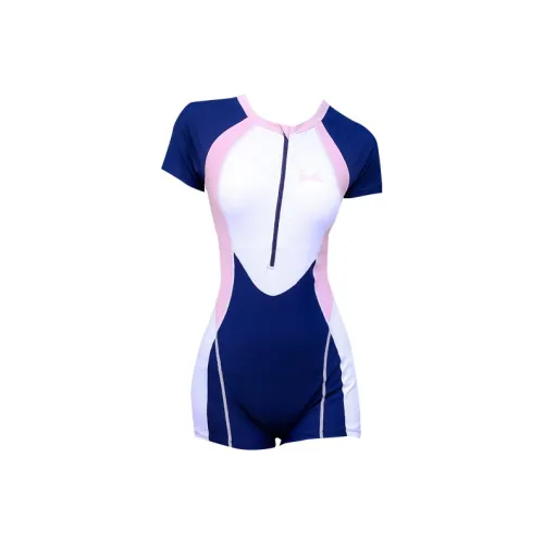 Barbie One piece Swimsuit Women's Blue White