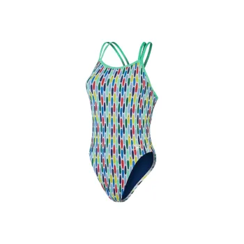 Speedo Club Training Starback Swimsuit One-piece Swimsuit Women's Blue