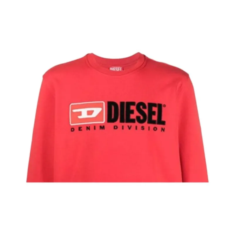 DIESEL Sweatshirts Men Red-4