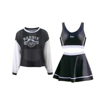 Barbie Two Piece Swimsuit Women's Black