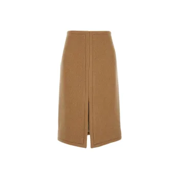 DRIES VAN NOTEN Shelda Front-Slit Midi Skirt