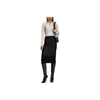 DIESEL M Rossy Stretched Midi Pencil Skirt