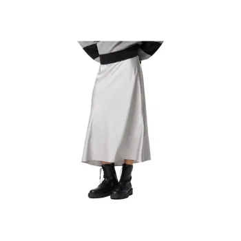 UNIQLO Casual Long Skirts Women's Light Gray