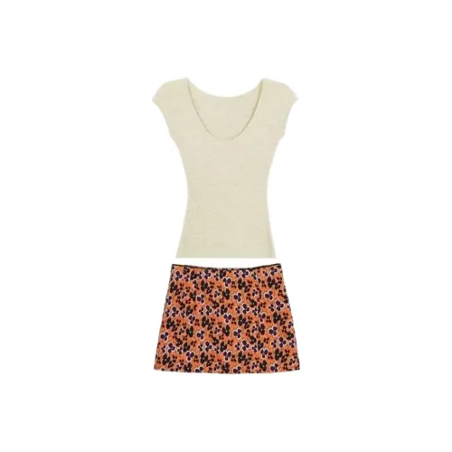 ABBY GODDESS Skirt Set Women's White