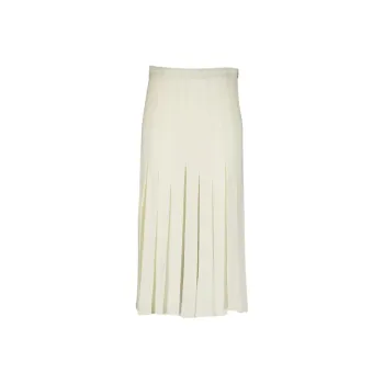 GABRIELA HEARST Binka Pleated Wool Skirt