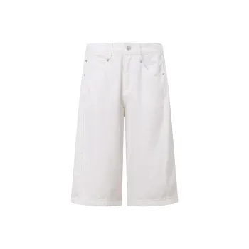 VINMUK Denim Shorts Unisex White