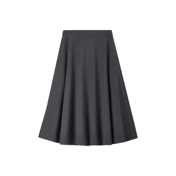 SENTUBILA Casual Long Skirts Women's Gray