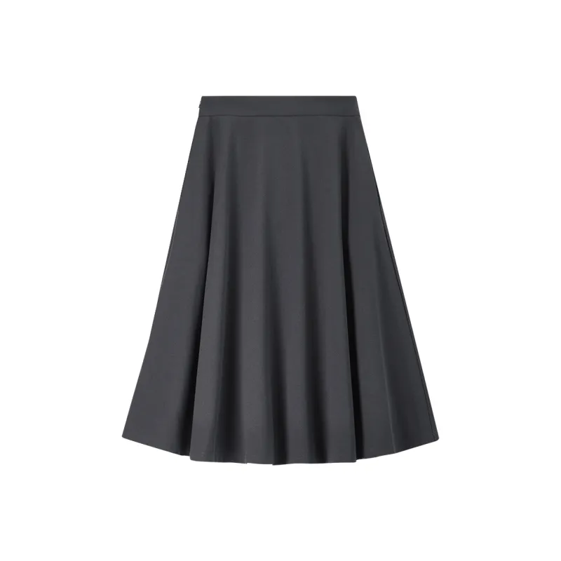 SENTUBILA Casual Long Skirts Women's Gray-0