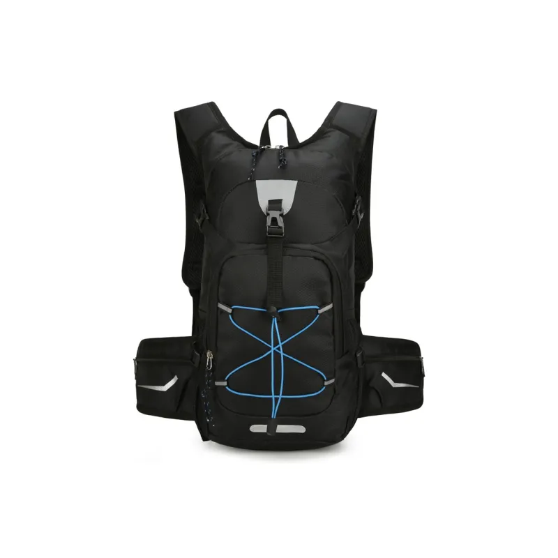 H YXIANG Nylon Backpack Regular Unisex Multicolor-5