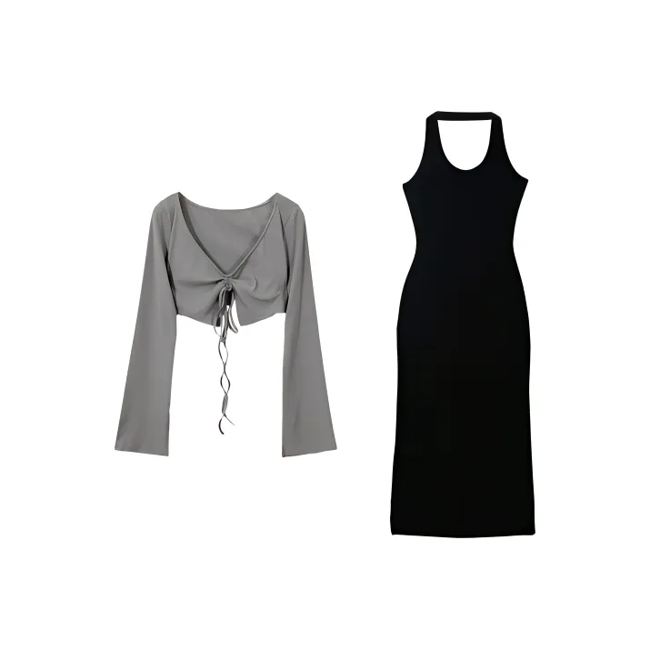 KUNZHUDAXIANG Skirt Set Women's-0