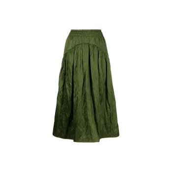 VINCE Casual Long Skirts Women's Green