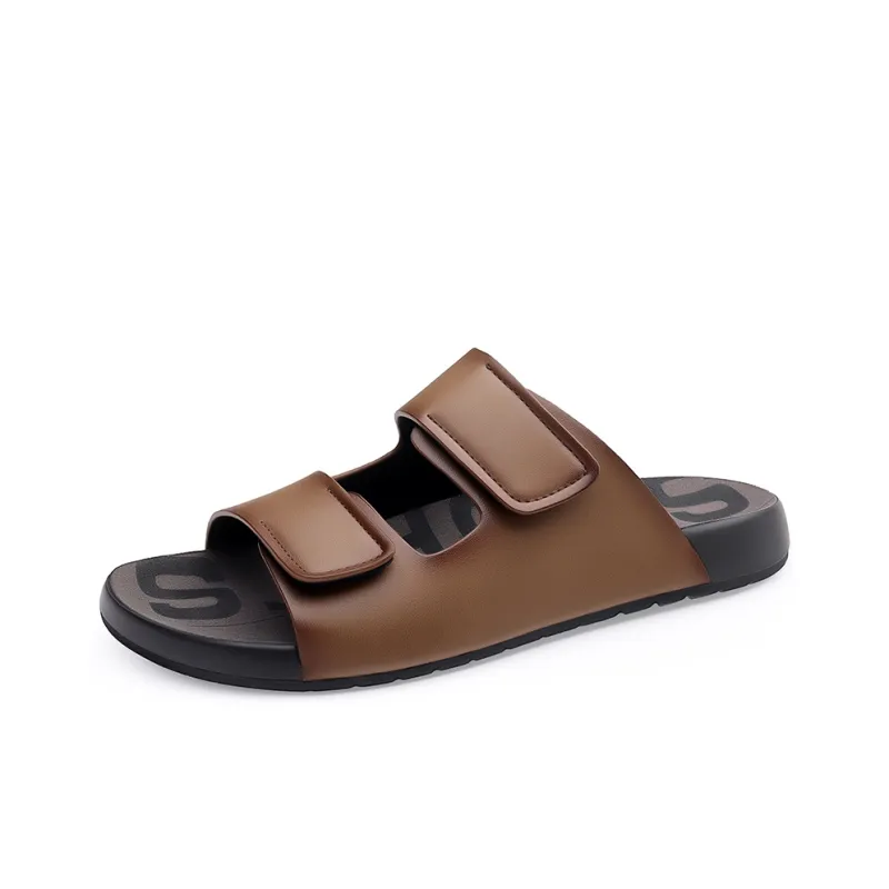 GESENLANG Slip Resistant Abrasion Resistant Slide Slippers Men's-5