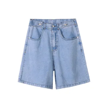 MITUAN Denim Shorts Women's Light Blue