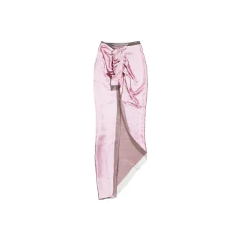 RICK OWENS Edfu Ruffle Detailed Slit Skirt