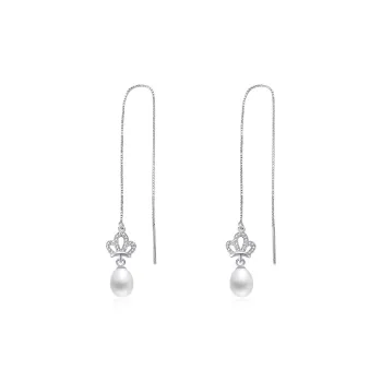 LAOMIAO Pearl Drop Earrings Women's
