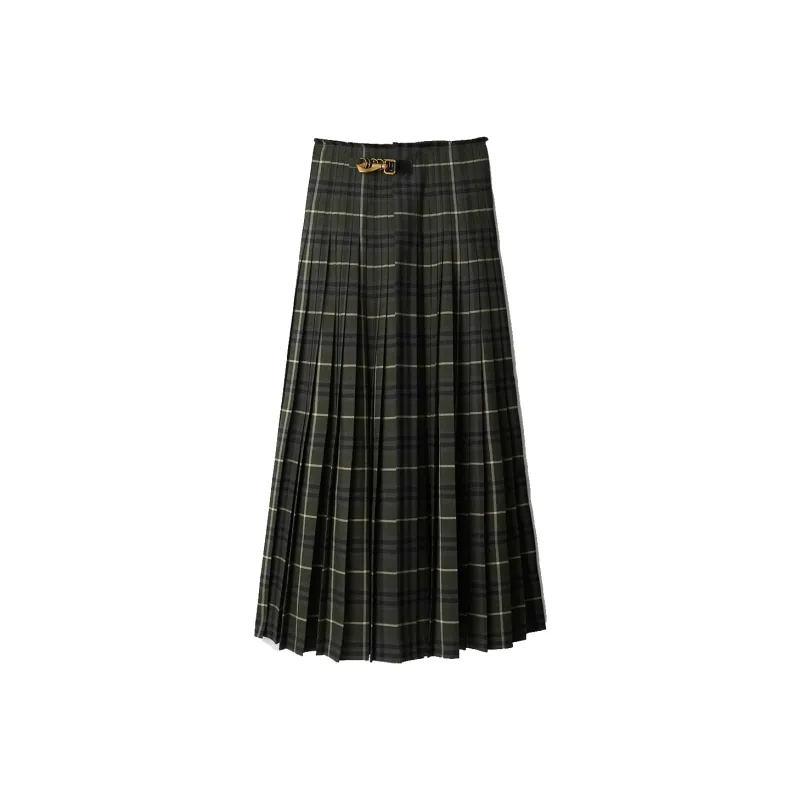 Burberry Cf Knitted Long Skirt 'Marsh'-0